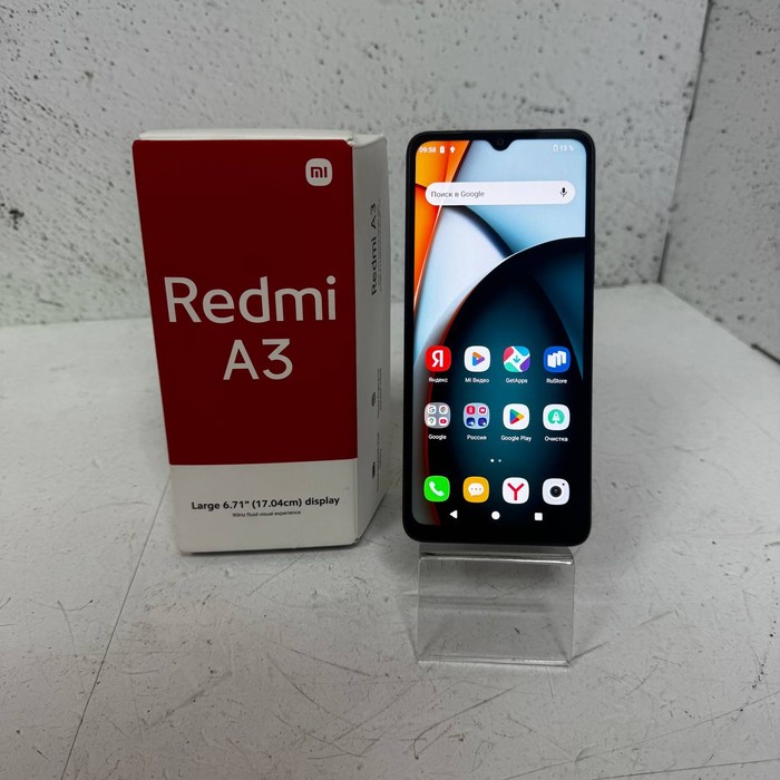 Смартфон Xiaomi Redmi A3 4/128 Черный