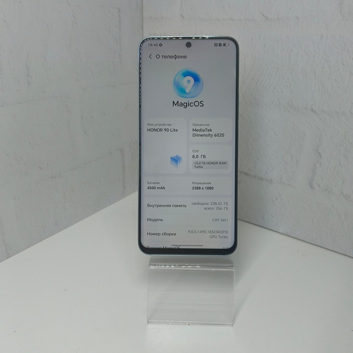 Смартфон HONOR 90 Lite 8/256 Серебристый