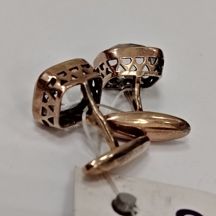 Запонки Серебро 875