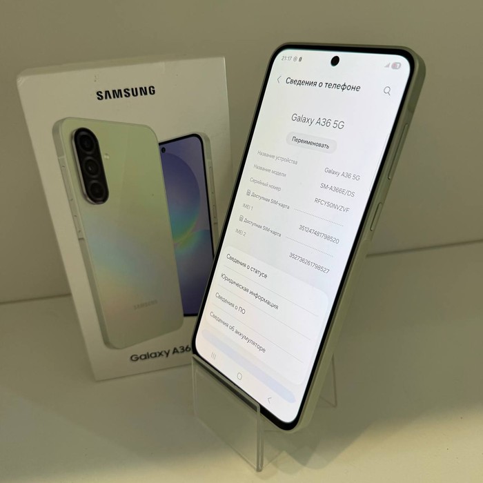 Смартфон Samsung Galaxy A36 8/128 Зеленый