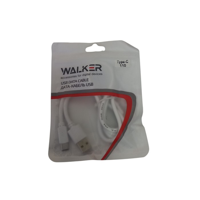Зярядный кабель TypeC-usb Walker TypeC 110