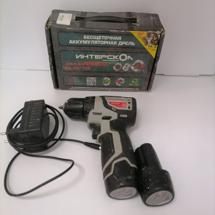 Шуруповерт Интерскол ДА-10/12В
