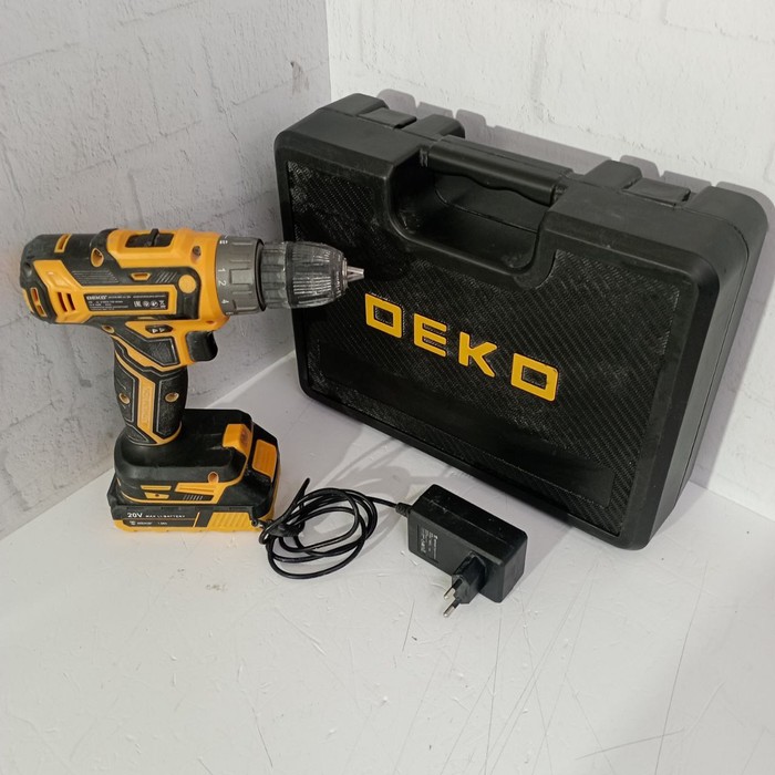 Шуруповерт Deko ZKCD20V BMC