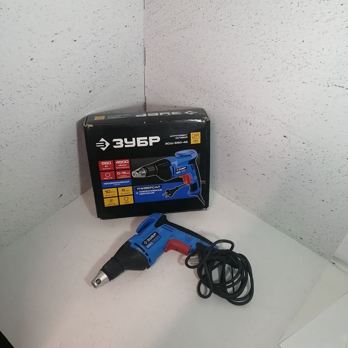 Шуруповерт ЗУБР ЗСШ-550-45