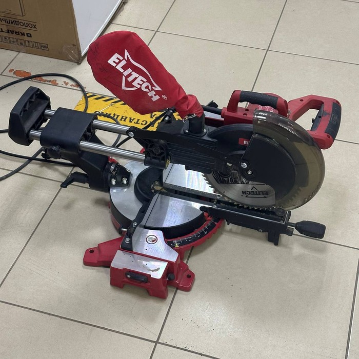 Торцовочная пила Elitech ПТ 1825К Е2006.001.00