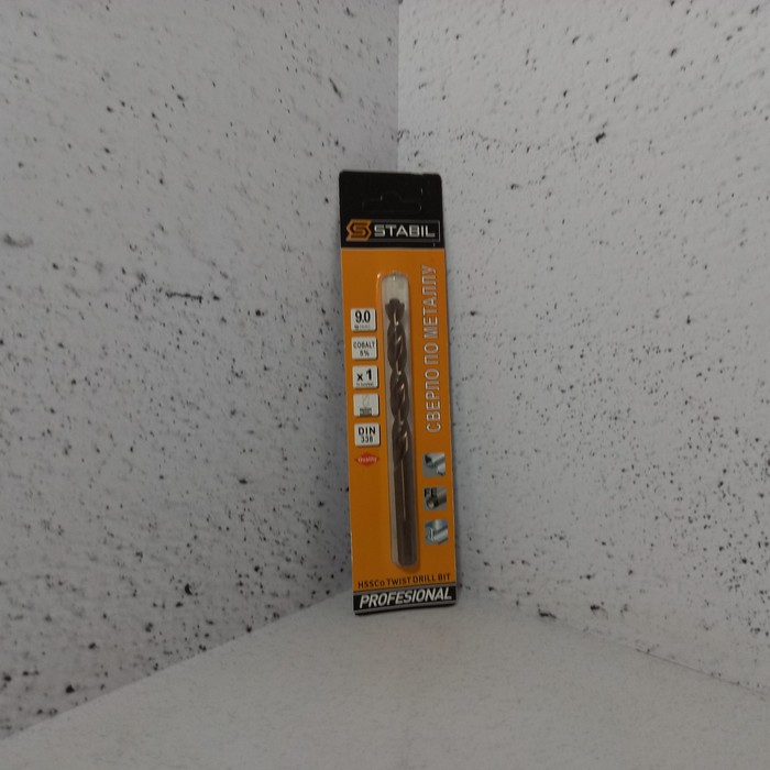 Сверло по металу 9мм HSSo5% Stabil