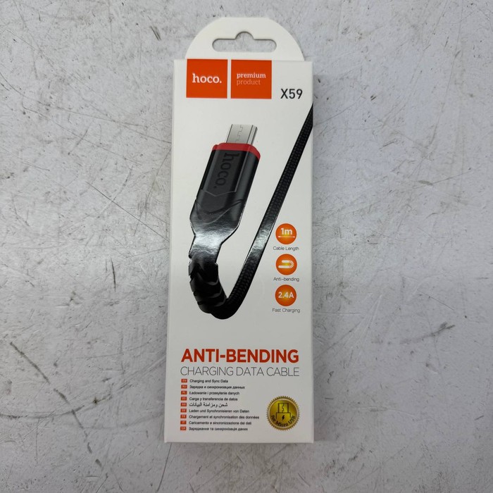 Зарядный кабель microUSB-usb Hoco X59