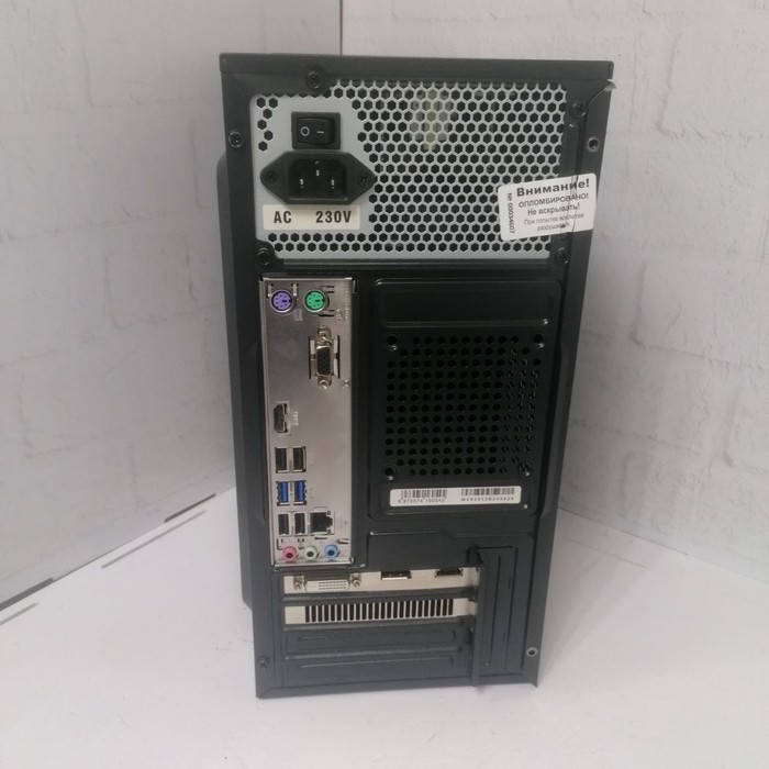 Системный блок Черный Самособранный Intel Core i5 -11400F