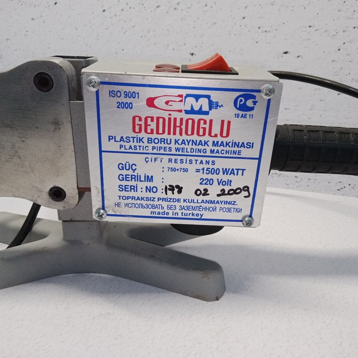 Паяльник для полипропилена gedikoglu ISO 9001
