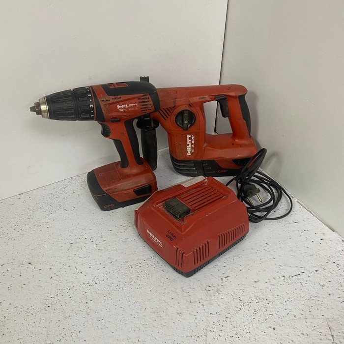 Набор инструментов (большой) Hilti Перфоратор TE 4-A22 + шуруповёрт SFC 22-A