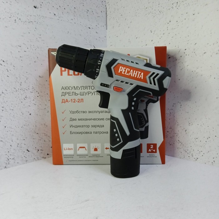 Шуруповерт Ресанта ДА-12-2Л