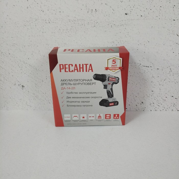 Шуруповерт Ресанта ДА-14-2Л