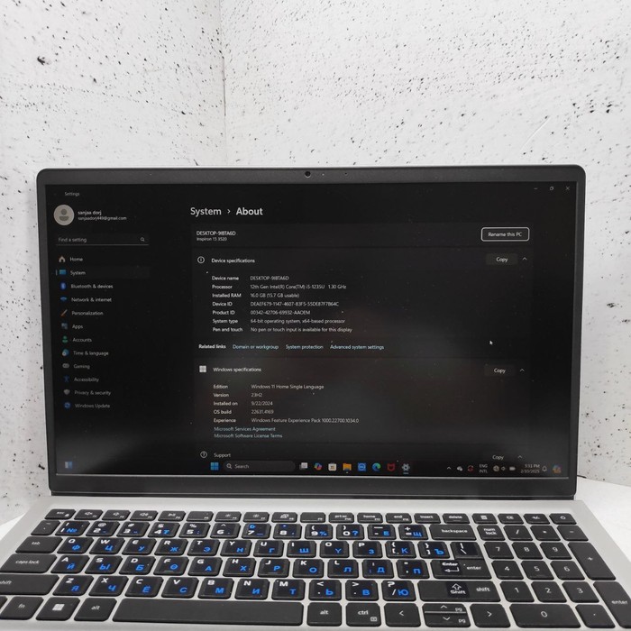 Ноутбук Dell Inc. Inspiron 15 3520