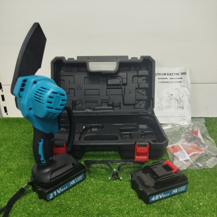 Кусторез Аккумуляторный Синий