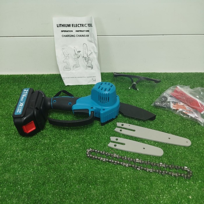 Кусторез Аккумуляторный Синий