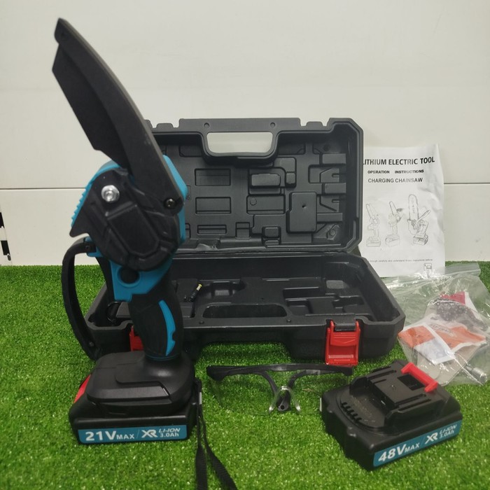 Кусторез Аккумуляторный Синий