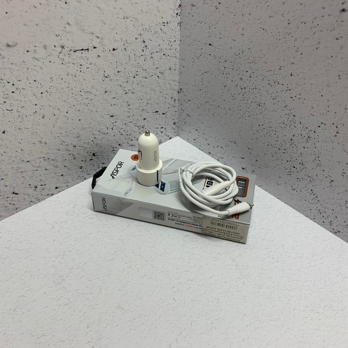 Автомобильное зарядное устройство Aspor A905 iPhone