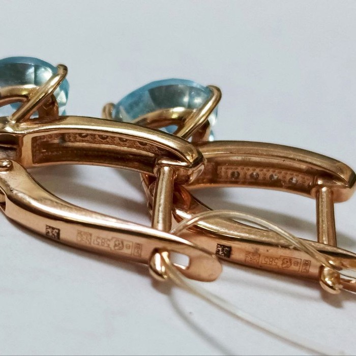 Premium Серьги Золото 585