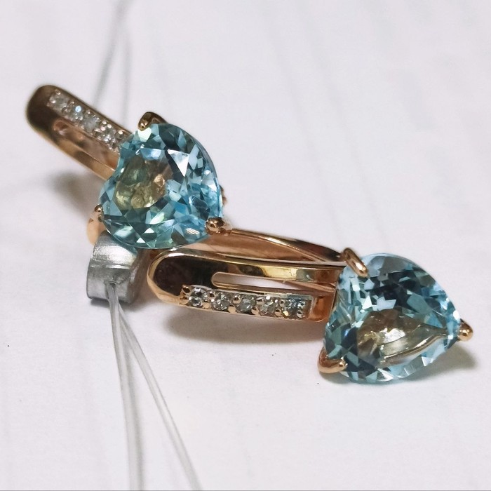 Premium Серьги Золото 585