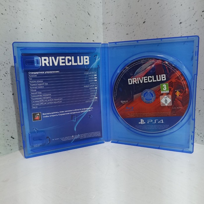 Диск Sony PlayStation 4 Drive Club