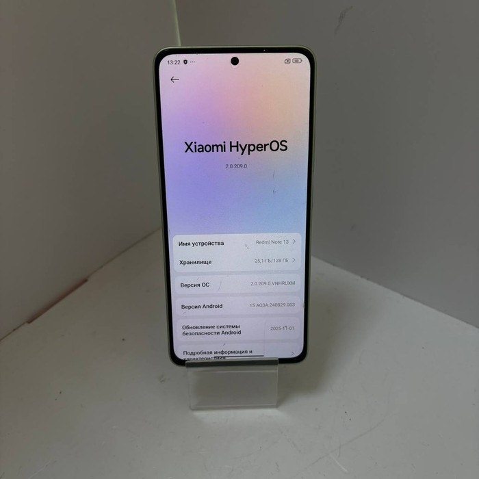 Смартфон Xiaomi Redmi Note 13 8/128 Зелeный