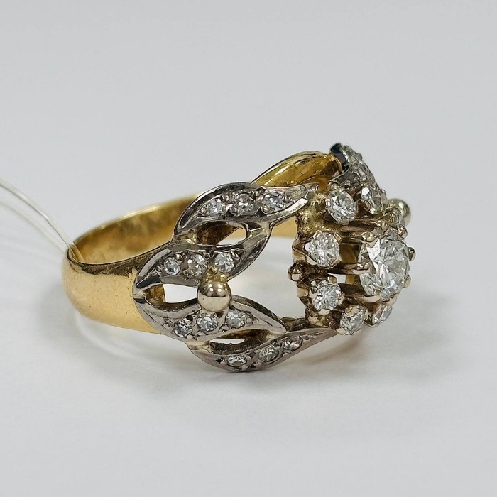 Premium Кольцо Золото 750