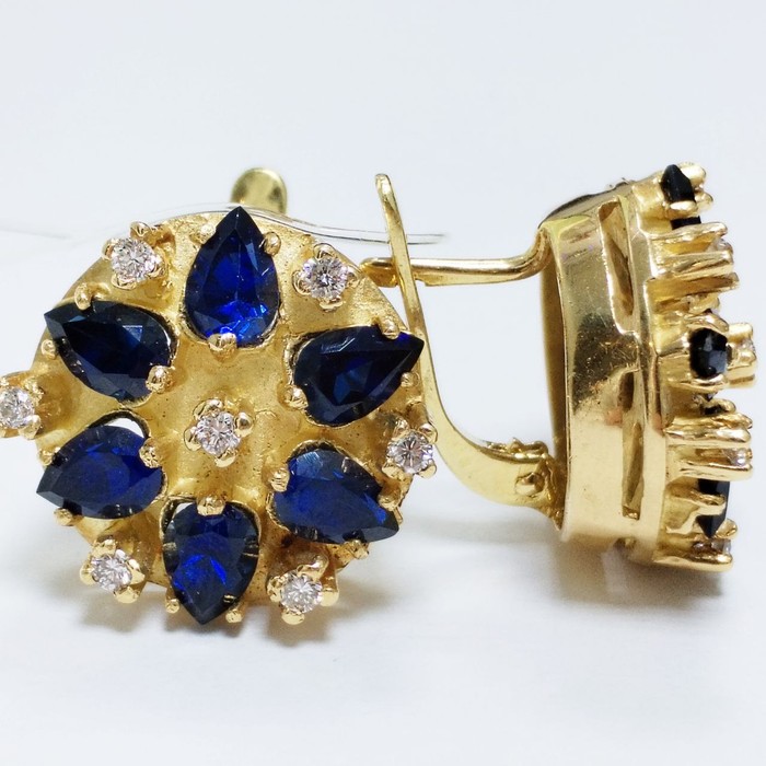 Premium Серьги Золото 750