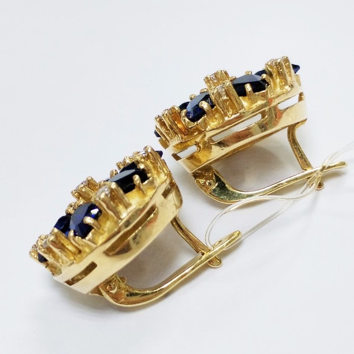 Premium Серьги Золото 750