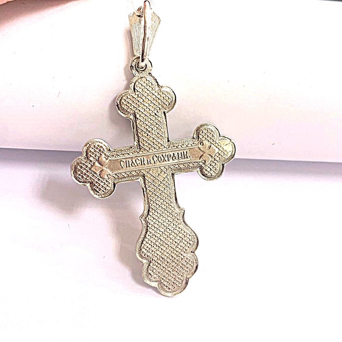Крест Серебро 925
