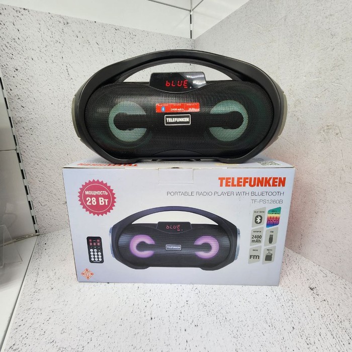Портативная колонка Telefunken TF-PS1260B