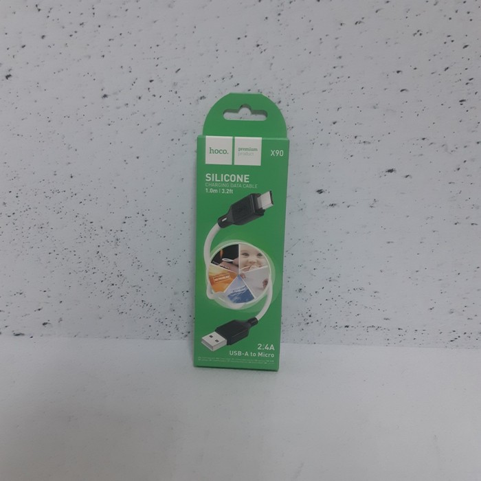 Зярядный кабель microUSB-usb Hoco X90