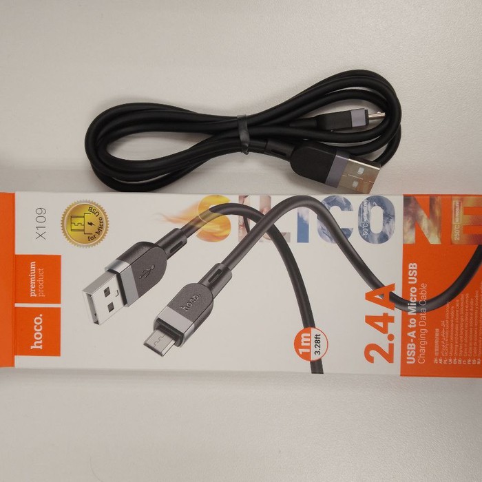 Зарядный кабель microUSB-usb Hoco X109
