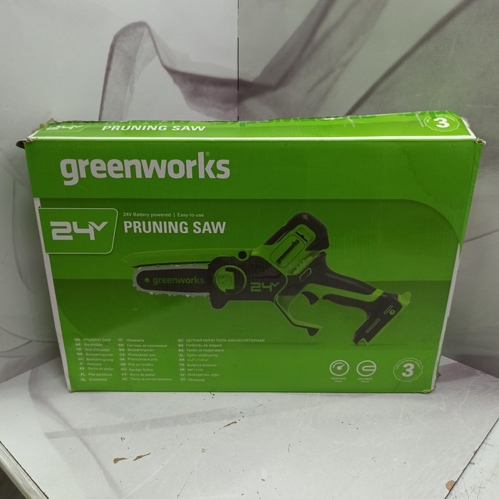 Сучкорез Greenworks g24mcs10