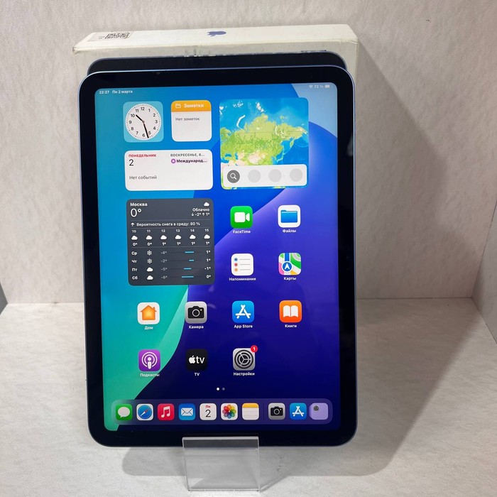 Планшет Apple iPad (10-го поколения) (2022) 4/64 Синий