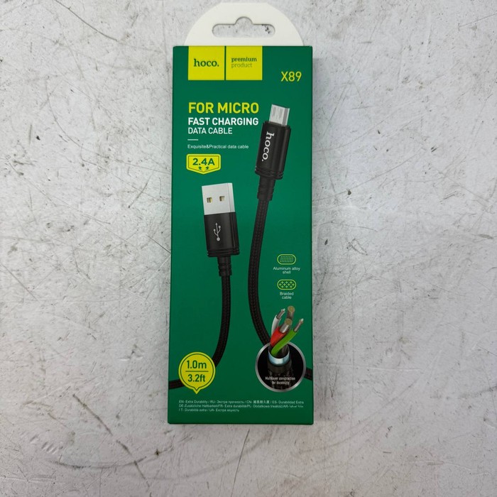 Зарядный кабель microUSB-usb Hoco X89 microUSB