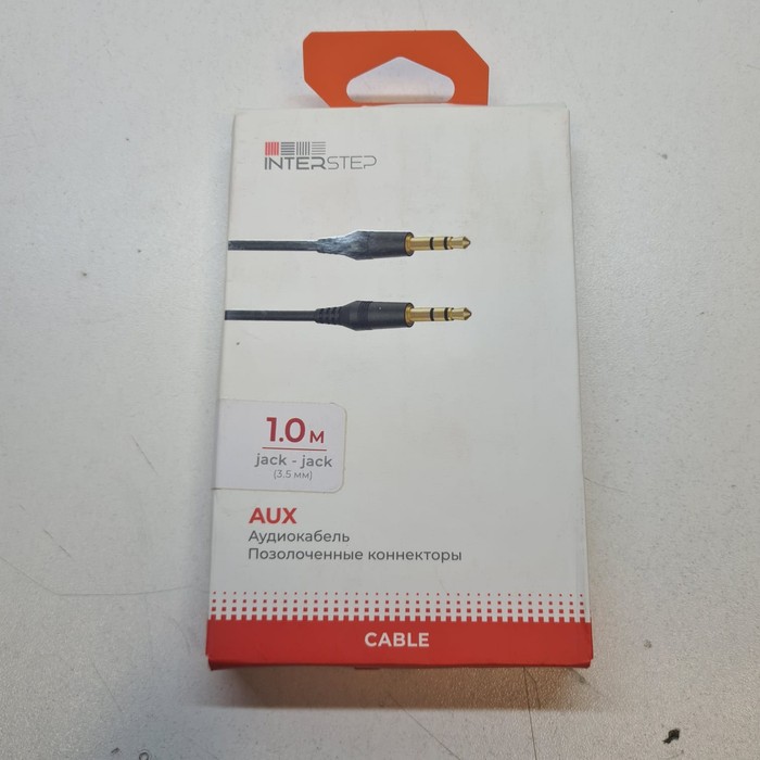 AUX кабель Interstep 1m
