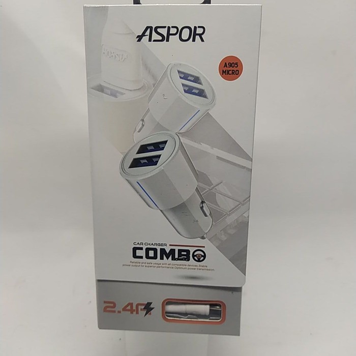 Автомобильное зарядное устройство Aspor A905 iPhone