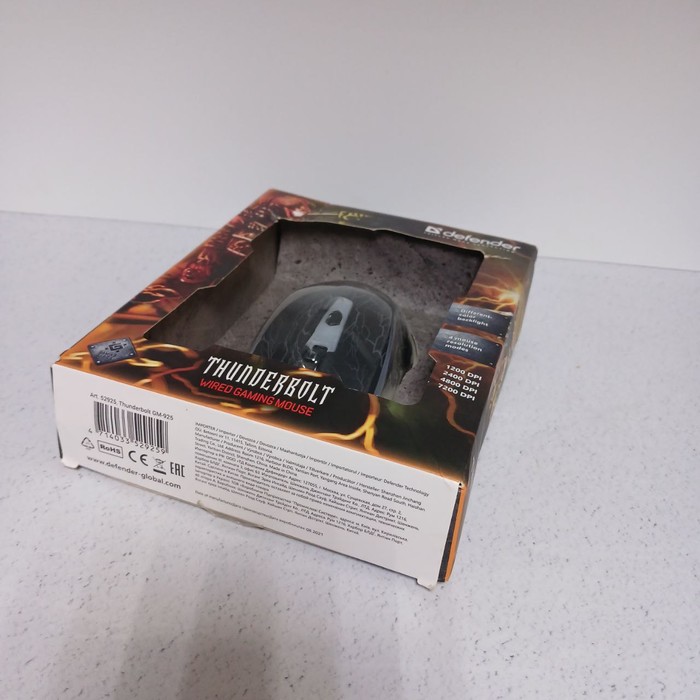 Мышь Defender THUNDERBOLT WIRED GAMING MOUSE