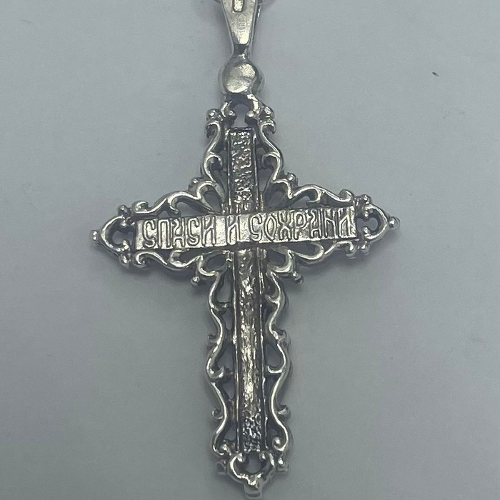 Крест Серебро 925