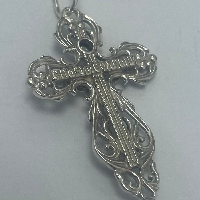 Крест Серебро 925