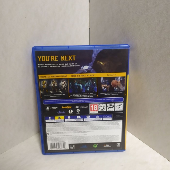 Диск Sony PlayStation 4 Mortal Kombat 11