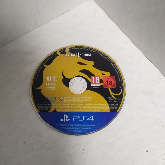 Диск Sony PlayStation 4 Mortal Kombat 11