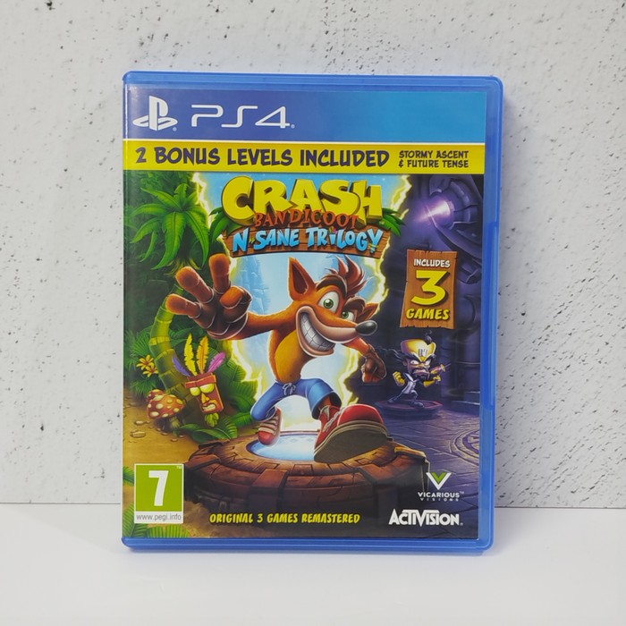 Диск Sony PlayStation 4 Crash Bandicoot N sane trilogy