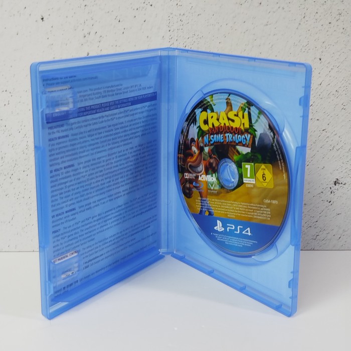 Диск Sony PlayStation 4 Crash Bandicoot N sane trilogy