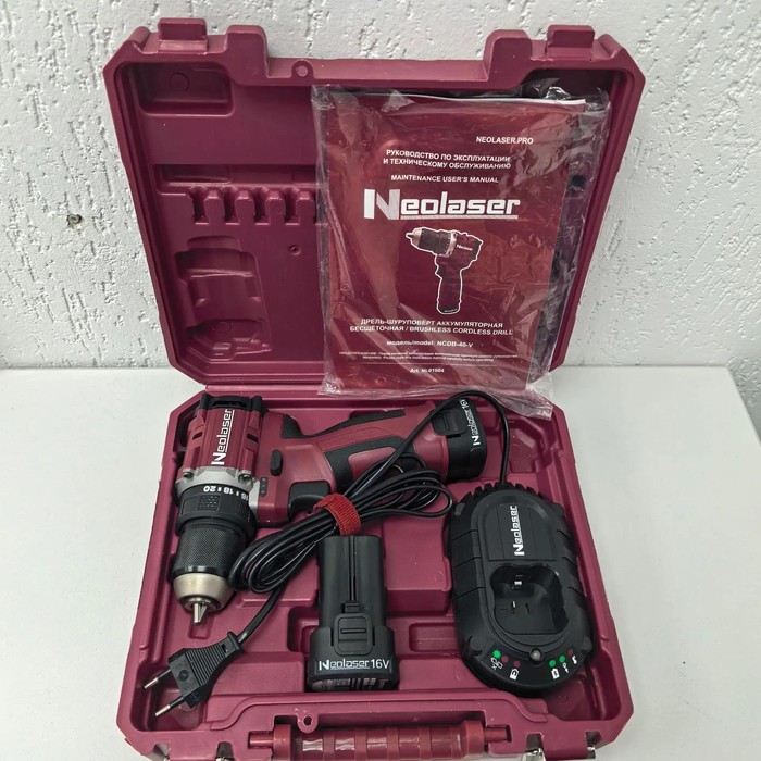 Шуруповерт Neolaser ncdb-40-v