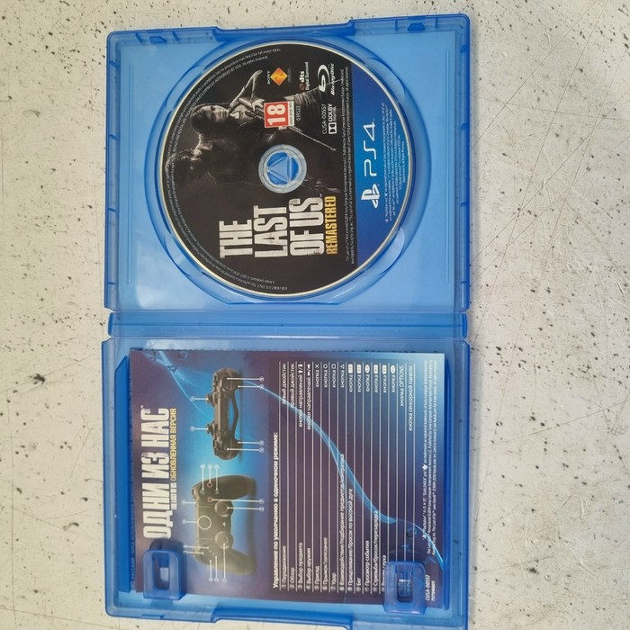 Диск Sony PlayStation 4 Одни из нас часть 1 The Last Of Us
