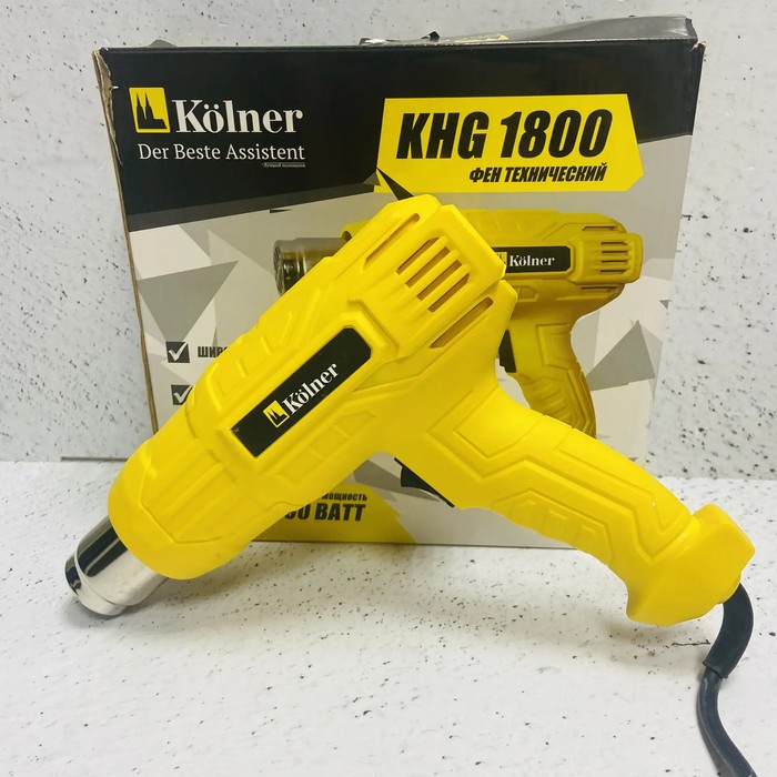 Строительный фен Kolner KHG 1800