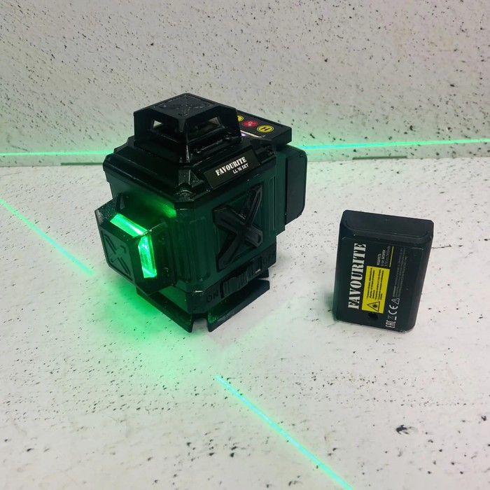 Лазерный уровень forward 4D ЗЕЛЕНЫЙ