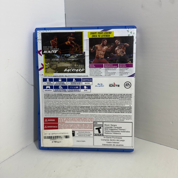 Диск Sony PlayStation 4 UFC4
