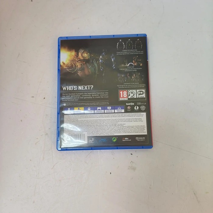 Диск Sony PlayStation 4 Mortal Kombat X